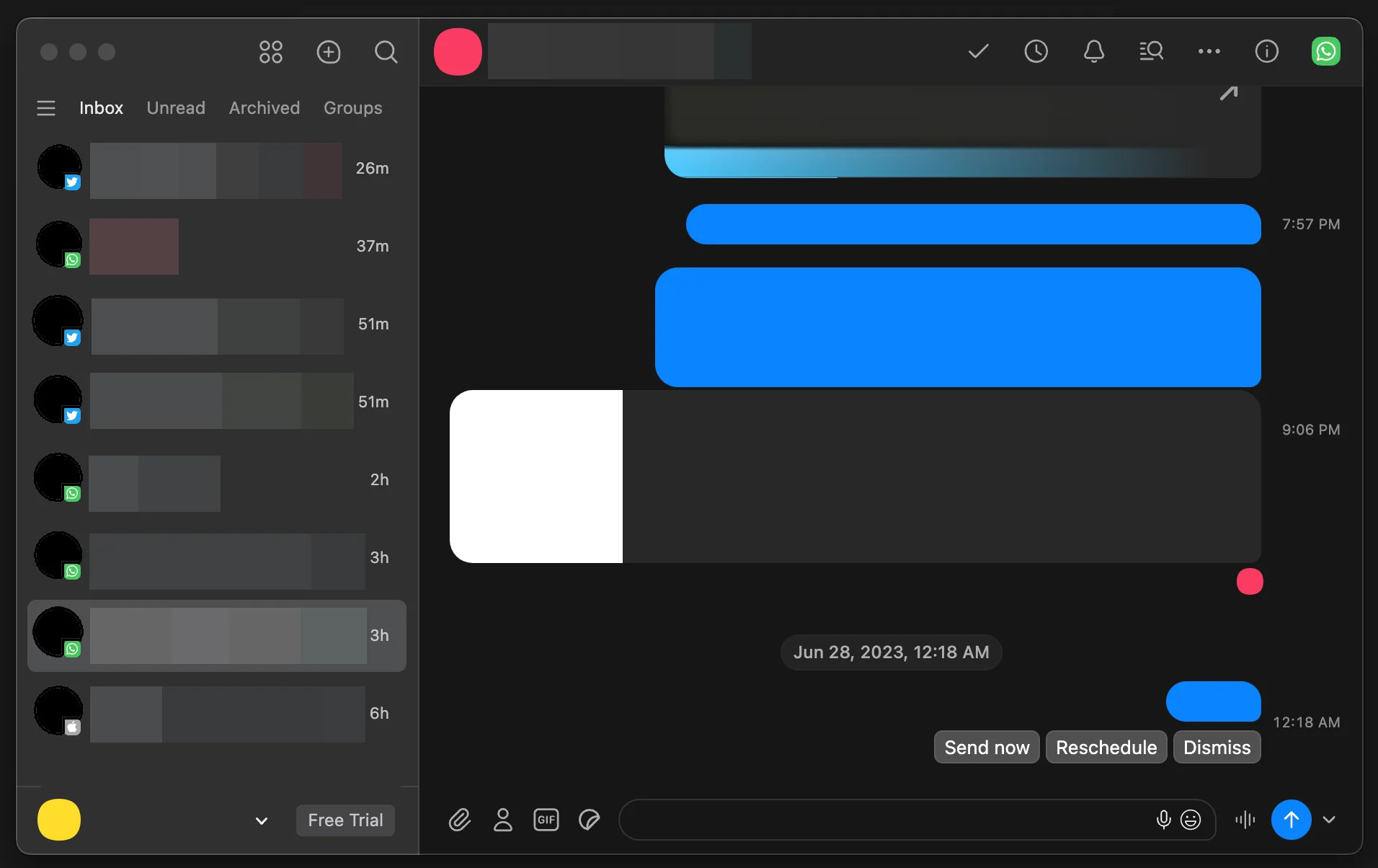 Texts UI out of box looks way cleaner than Beeper’s